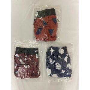 Curious beaver Lot of 3 Boxer Briefs Size S - NEW - Graphic Underwear